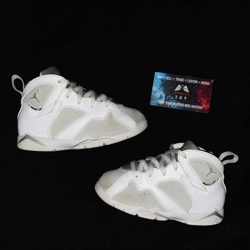 Air Jordan 7 TD Pure Money Shoes Size 10